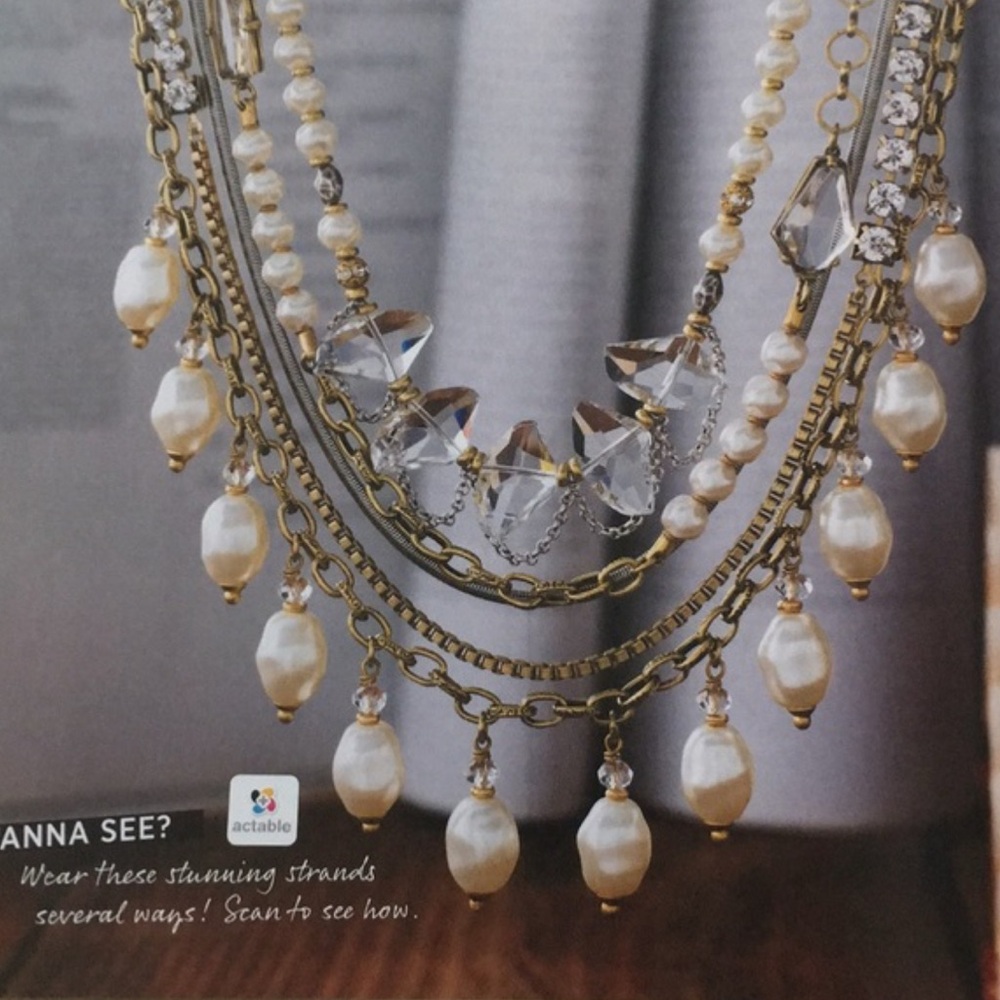 Vintage KR by Silpada Pearls Swarovski Crystals